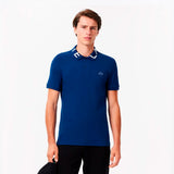 Camiseta Lacoste Collar Polo Blue