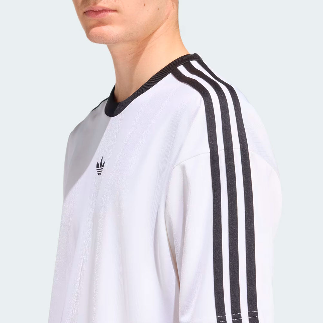 Camiseta adidas Originals Jacquard en blanco