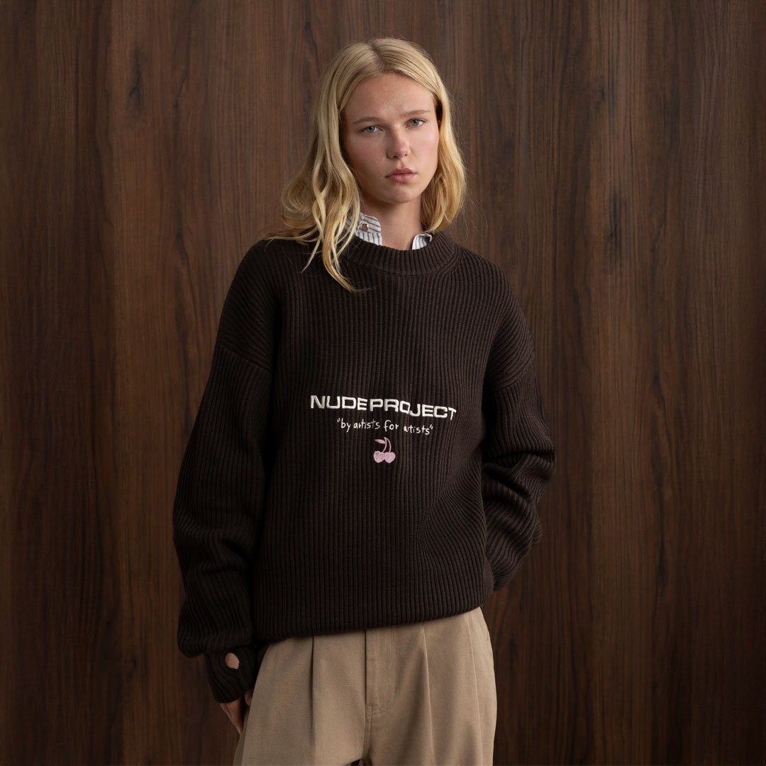 Sweater Nude Project Wavy Brown