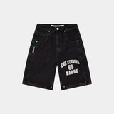 Short Eme Studios Badge Shadow Denim