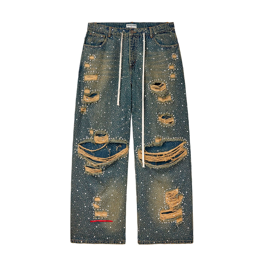 Pantalón Vale Forever Iced Out Blue