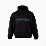 Hoodie Balenciaga Faded Stencil Logo
