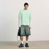 Short Nude Project Denim Baggy Indigo