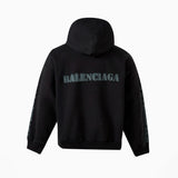 Hoodie Balenciaga Faded Stencil Logo