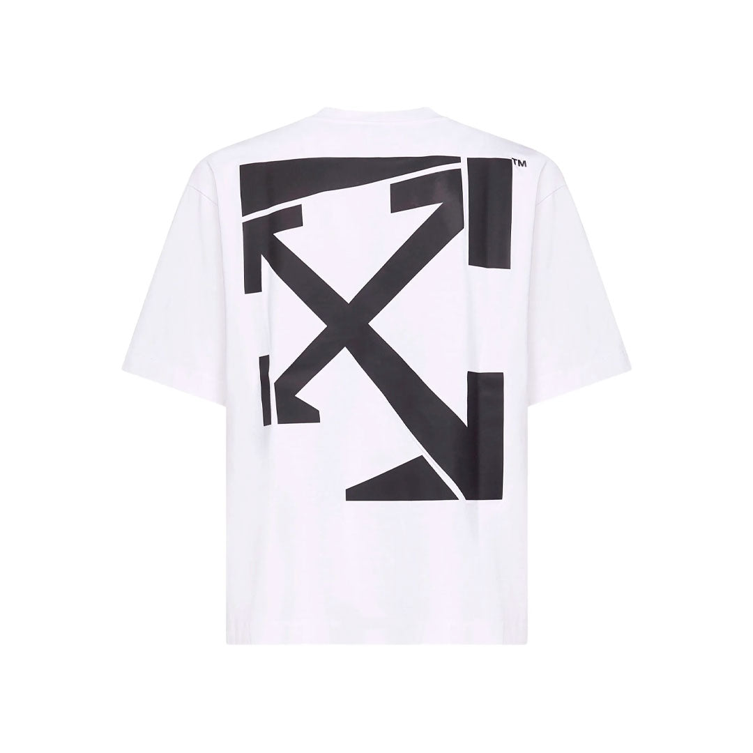 Camiseta Off-White Corner oversize en blanco