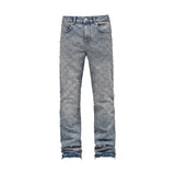Pantalón Reputation Rhinestone Flare Light Stone