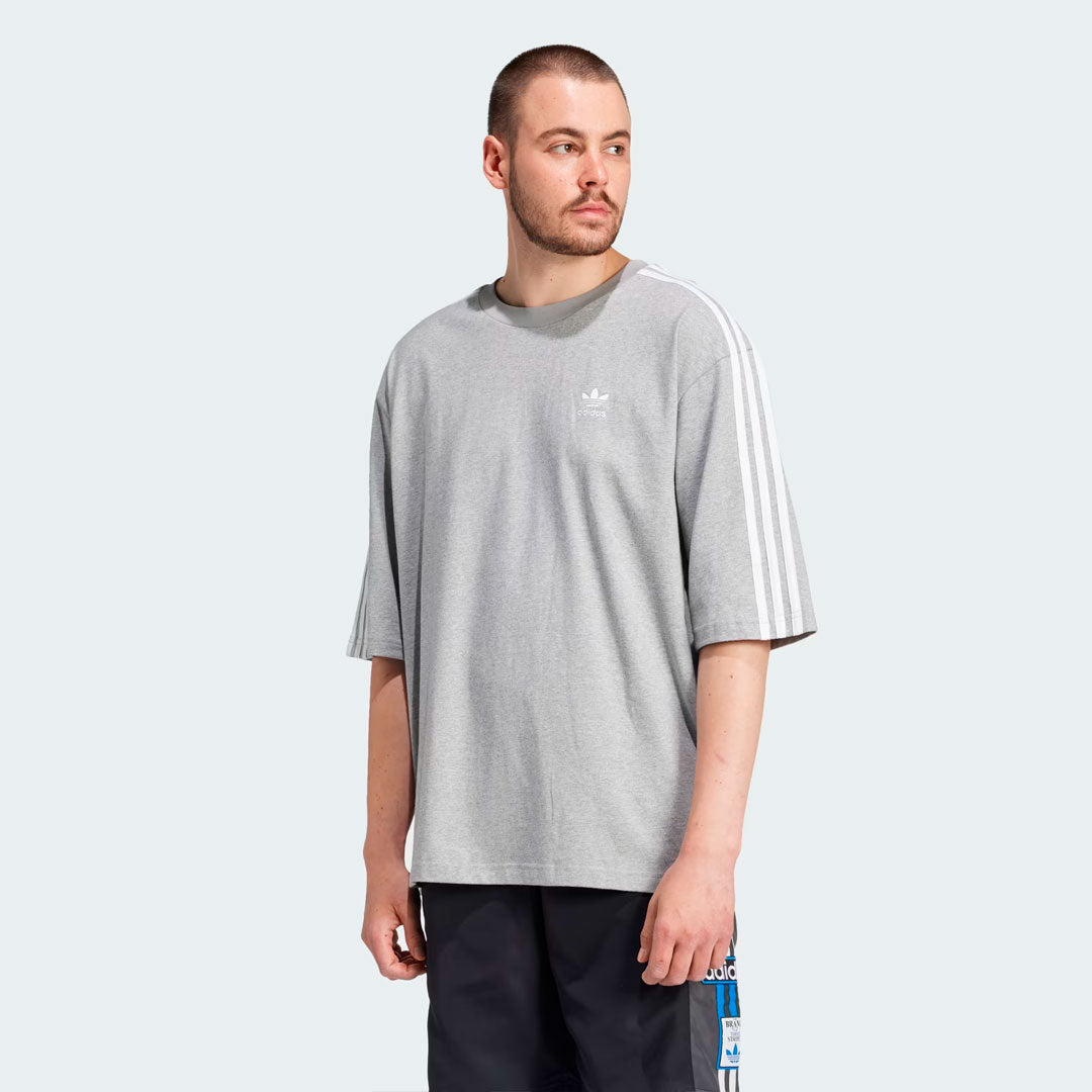 Camiseta adidas Originals oversize en gris