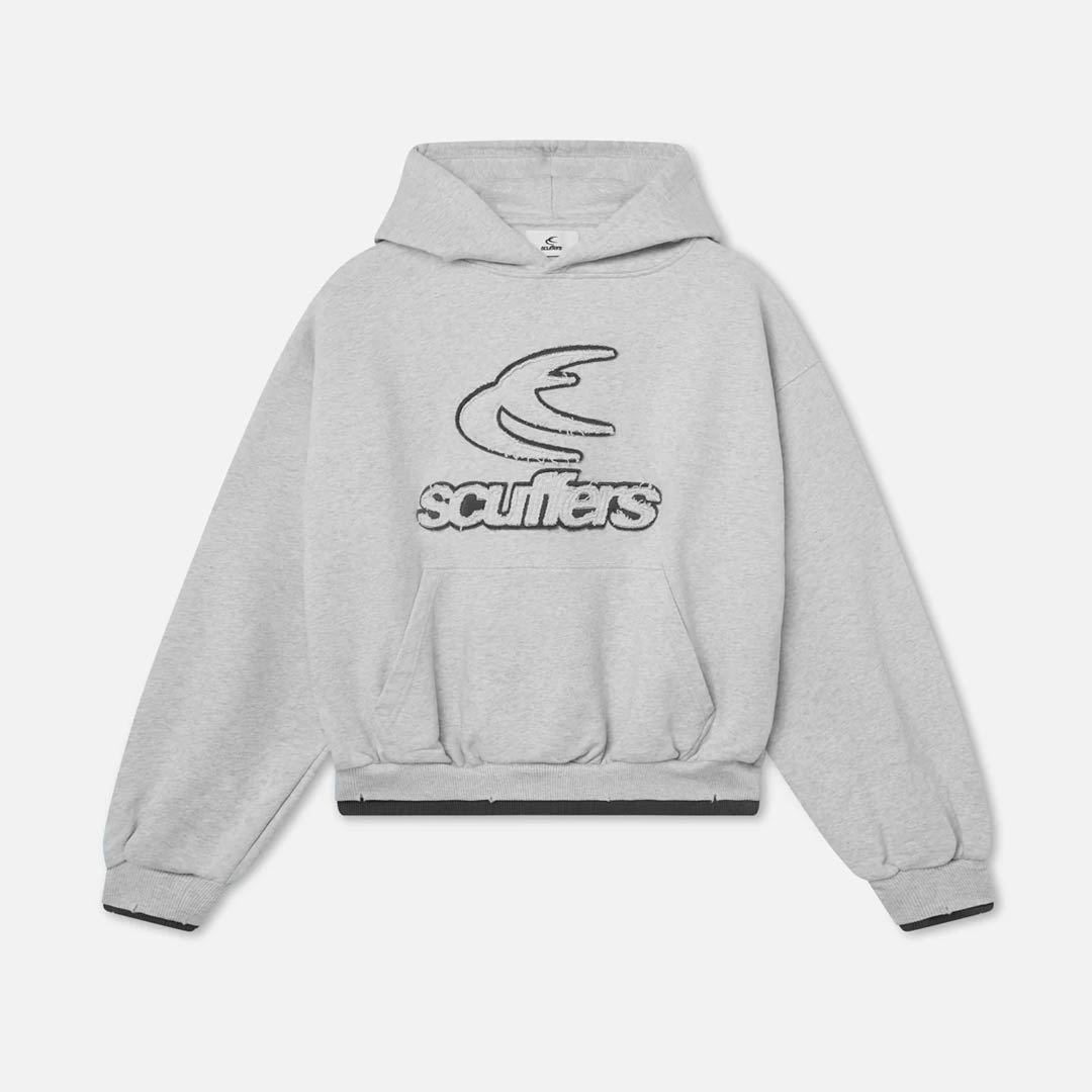 Hoodie Scuffers Double Light Grey