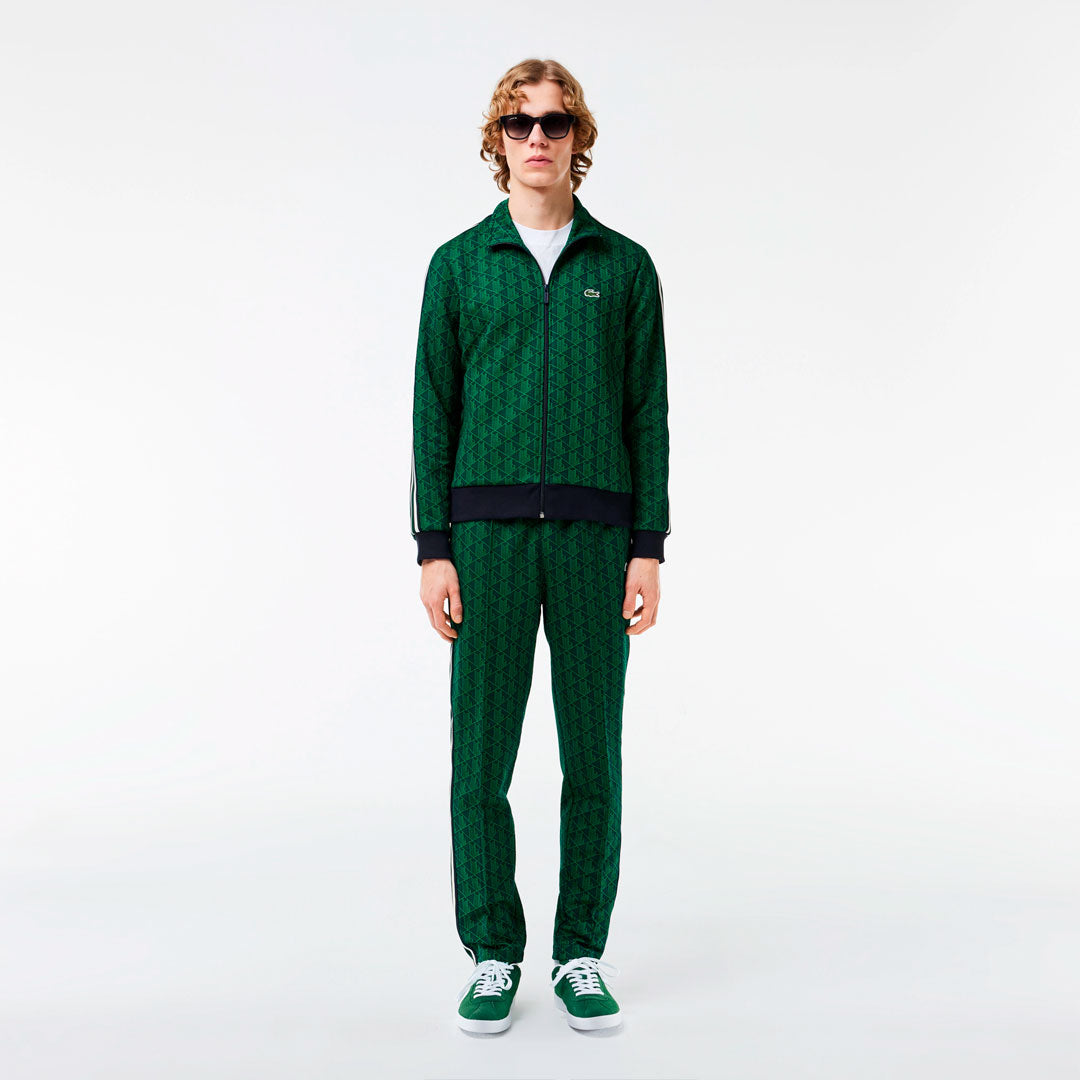 Campera Lacoste Paris Monogram en verde