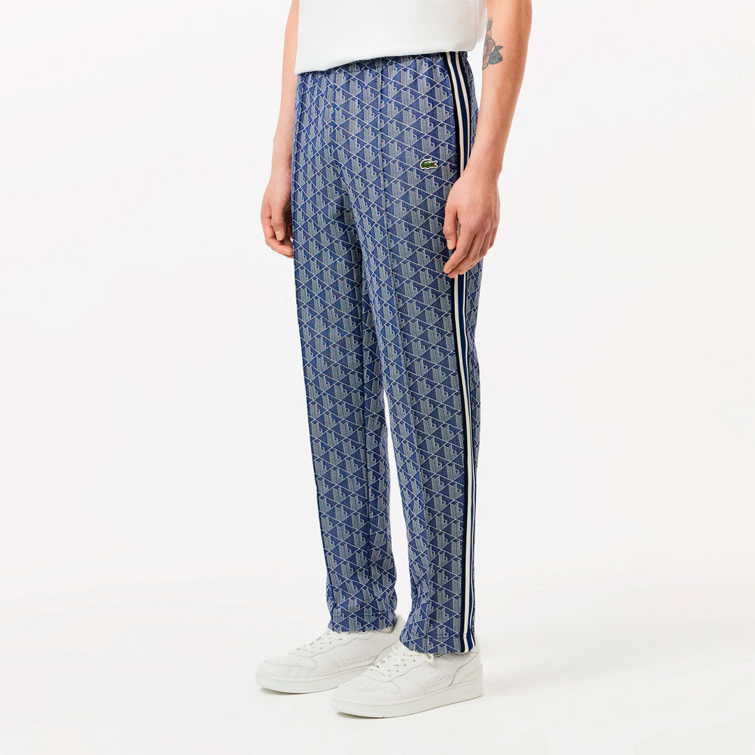 Pantalón Lacoste Paris Monogram en azul