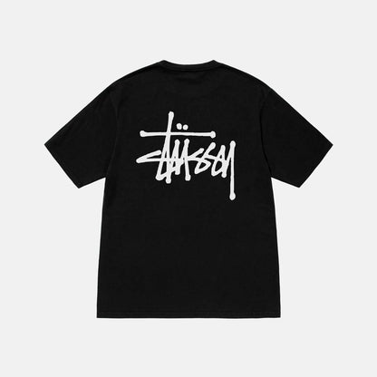 Camiseta Stussy Basic Logo en negro