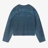 Sweater Nude Project Perfect Crop Navy