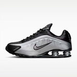 Nike Shox R4 Metallic Silver Black