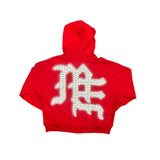 Campera Mixed Emotion End Rhinestone Red