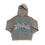 Campera Mixed Emotion Rhinestone Grey
