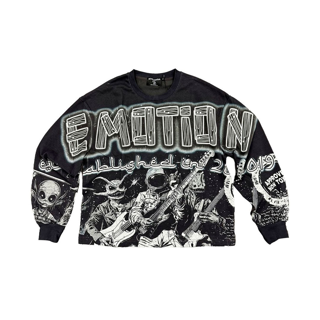 Camiseta Mixed Emotion Manga Larga Astro
