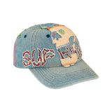 Gorro Supreme WFST 6-Panel Denim