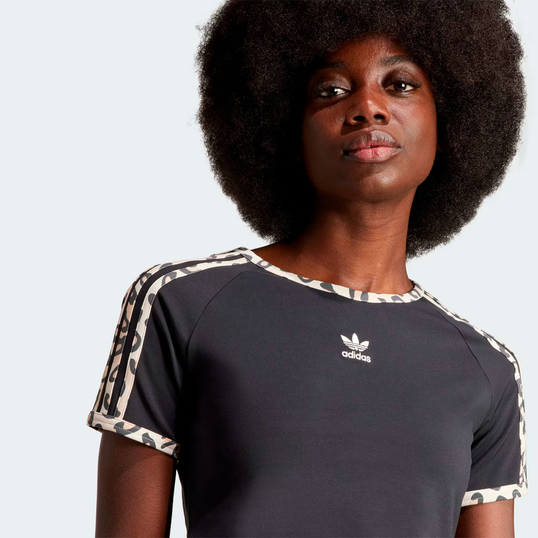 Baby tee adidas Originals 3-Stripes en camo