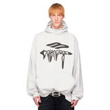 Hoodie Balenciaga Off-White 3B Liquified