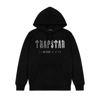 Hoodie Trapstar Decoded Paisley en negro