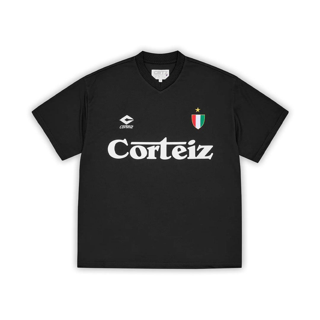 Camiseta Corteiz Ghini Football Black