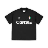 Camiseta Corteiz Ghini Football Black