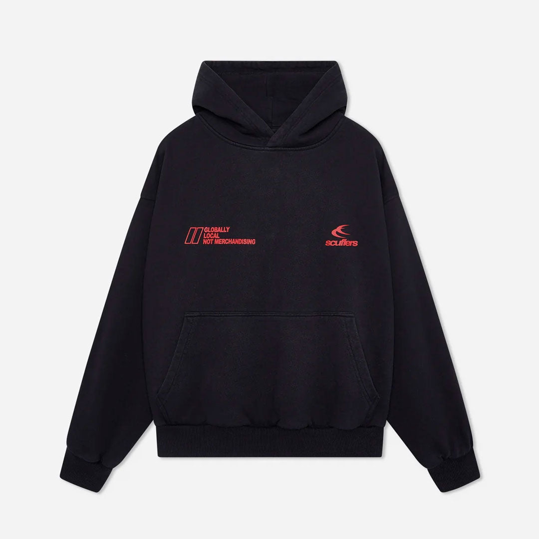 Hoodie Scuffers Globally en negro