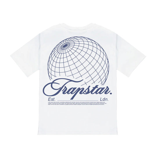 Camiseta Trapstar Trapstar Global en blanco