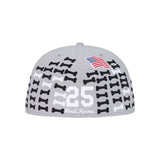 Gorro Supreme x New Era Bones Box Logo en gris