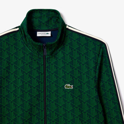 Campera Lacoste Paris Monogram en verde