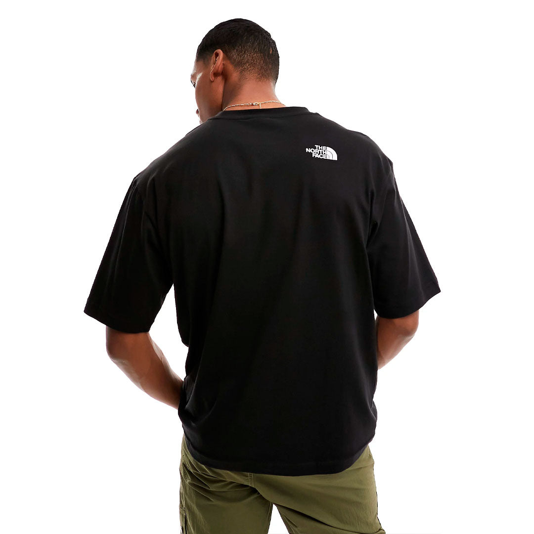 Camiseta the north face Oversize en negro