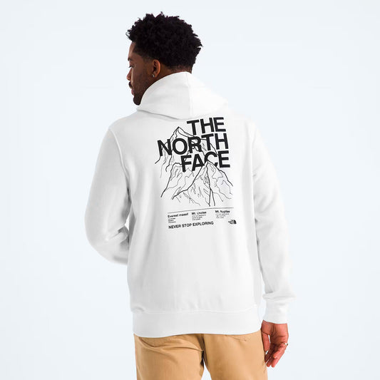 Hoodie the north face Mountain en blanco