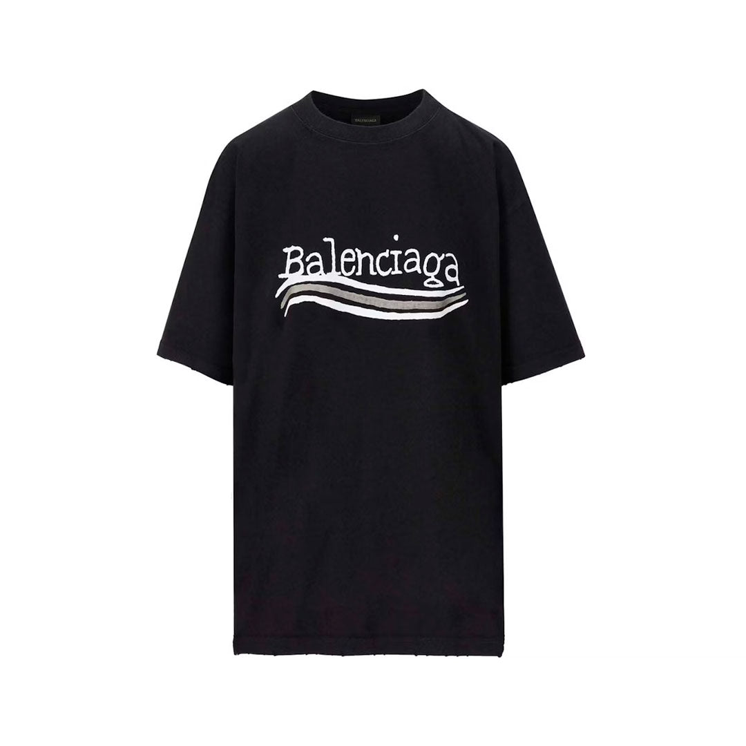 Camiseta Balenciaga Hand Drawn Political Campaing