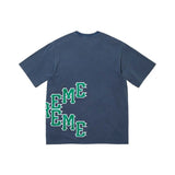 Camiseta Supreme Cracked Logo Navy