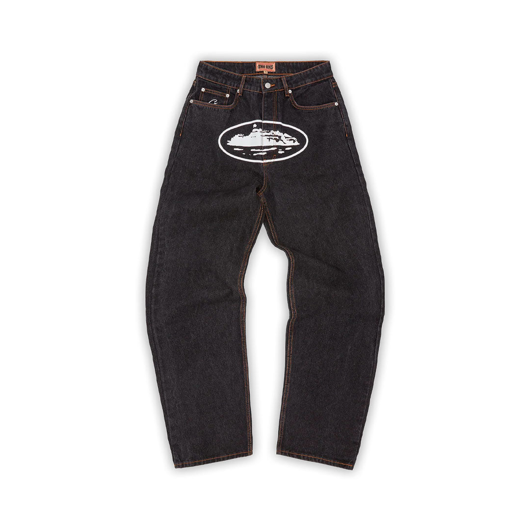 Pantalón Corteiz Island Baggy Jeans Black