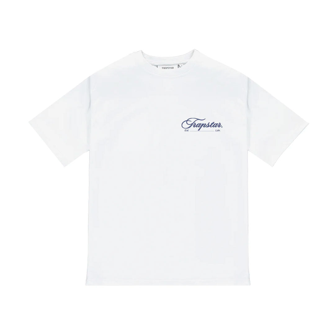 Camiseta Trapstar Trapstar Global en blanco