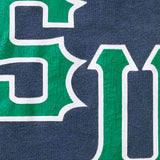 Camiseta Supreme Cracked Logo Navy