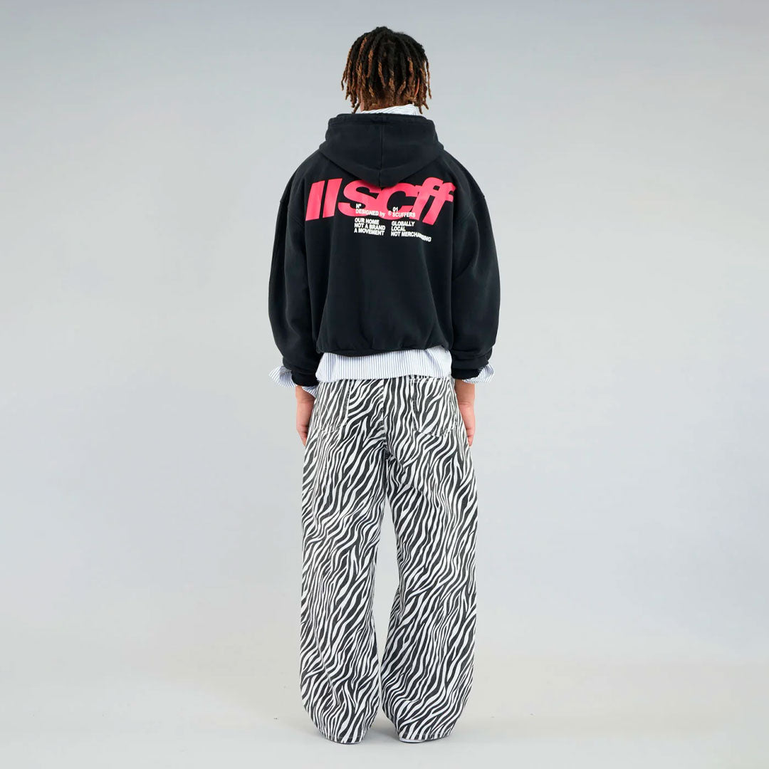 Hoodie Scuffers Globally en negro