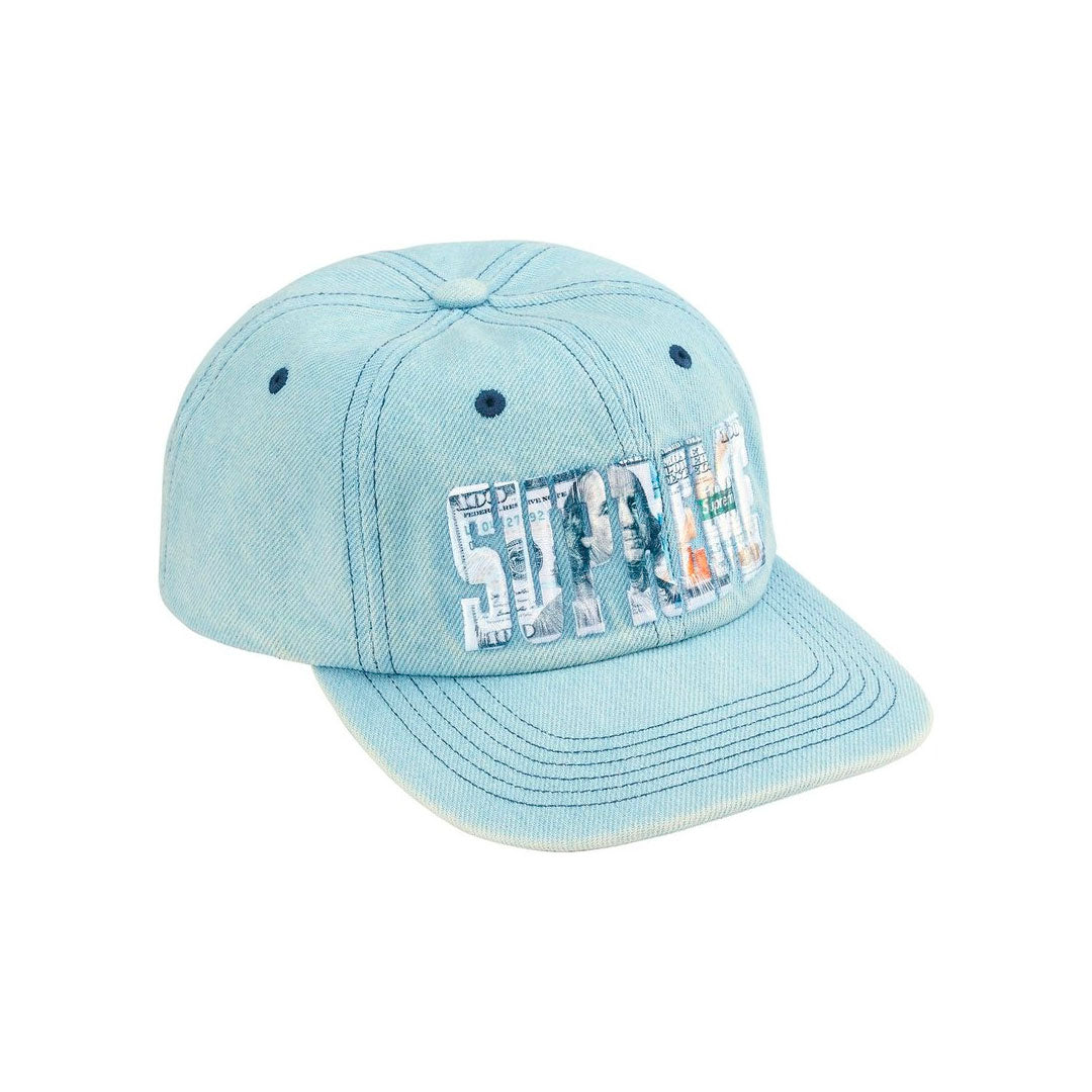 Gorro Supreme Embroidered Money Logo Blue