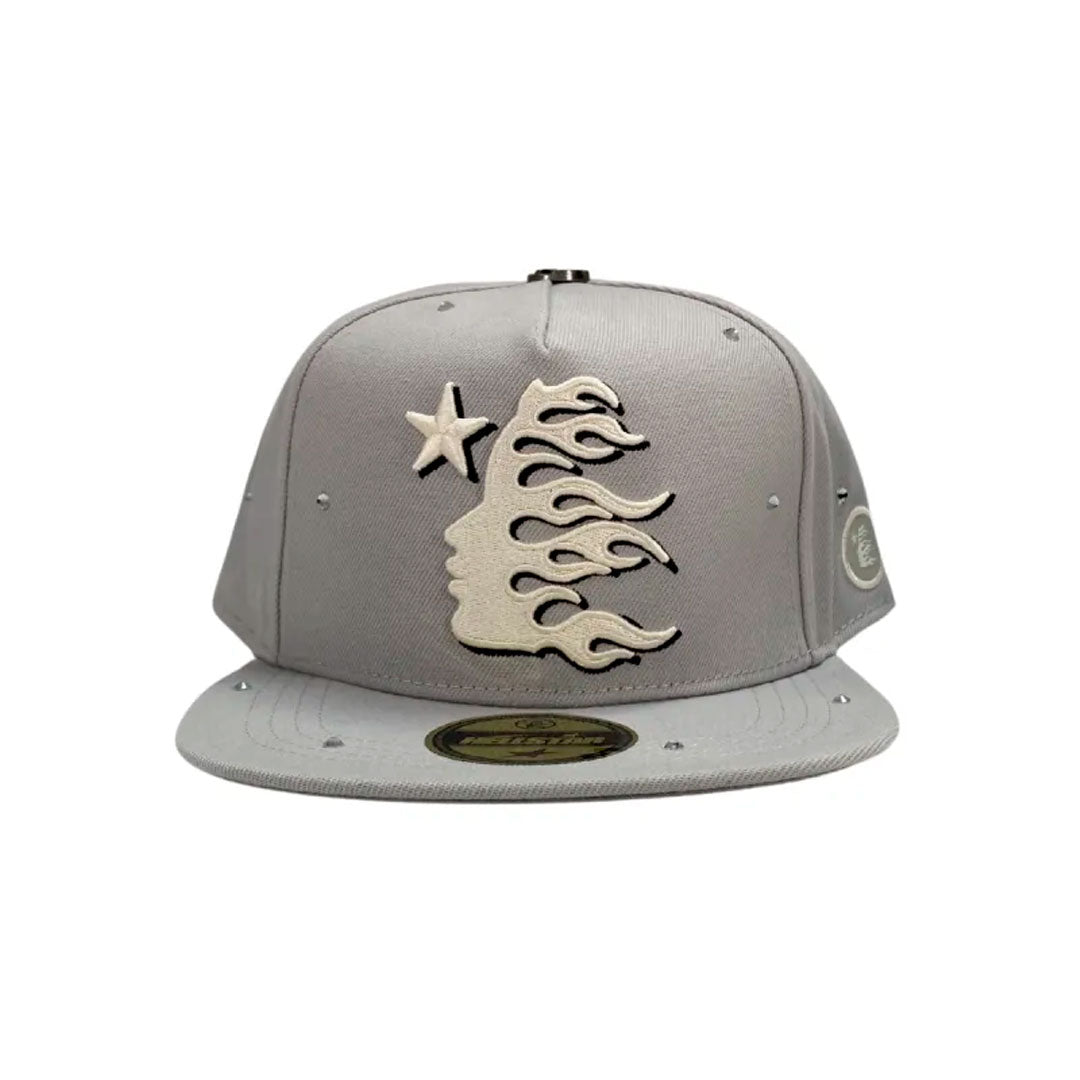 Gorro Hellstar OG Logo Fitted Grey