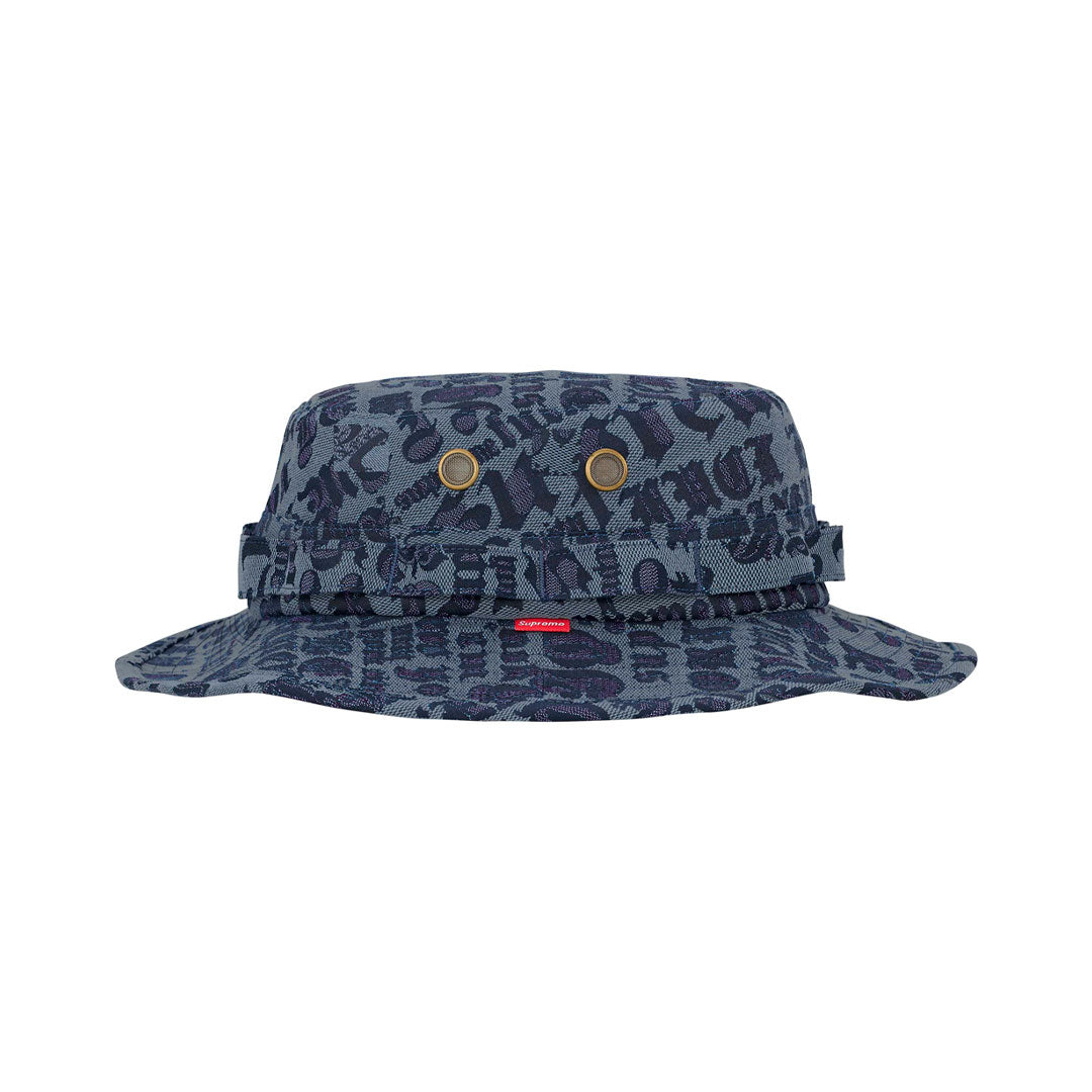 Gorro pescador Supreme Cities Jacquard en azul