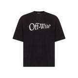 Camiseta Off-White Corner oversize en negro