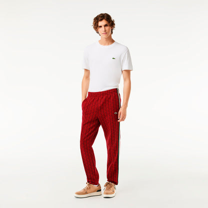 Pantalón Lacoste Paris Monogram en rojo