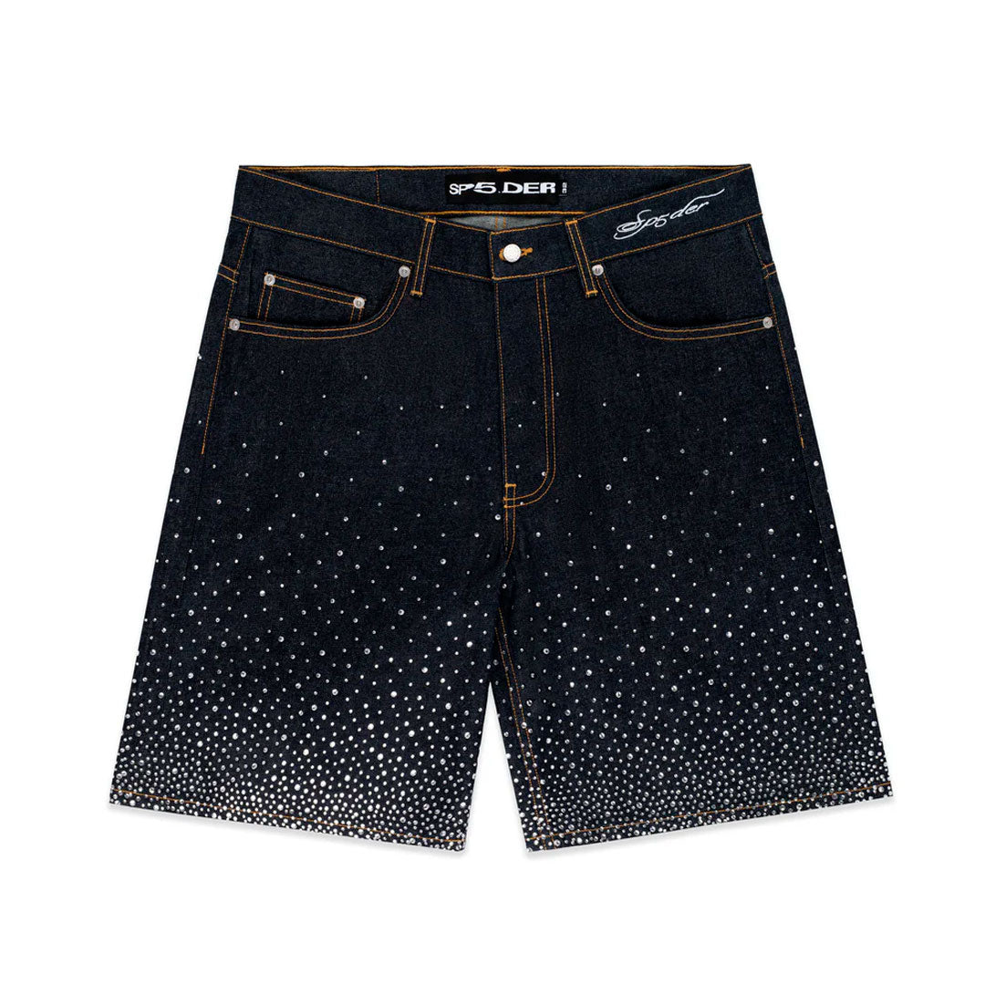 Short Sp5der Star Dust Denim