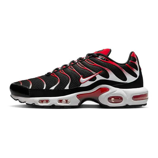 Nike Air Max Plus Black White University Red