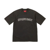 Camiseta Supreme Embroidered Rhinestone Black