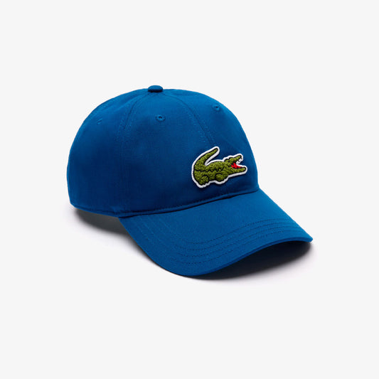 Gorro Lacoste Big Logo en azul