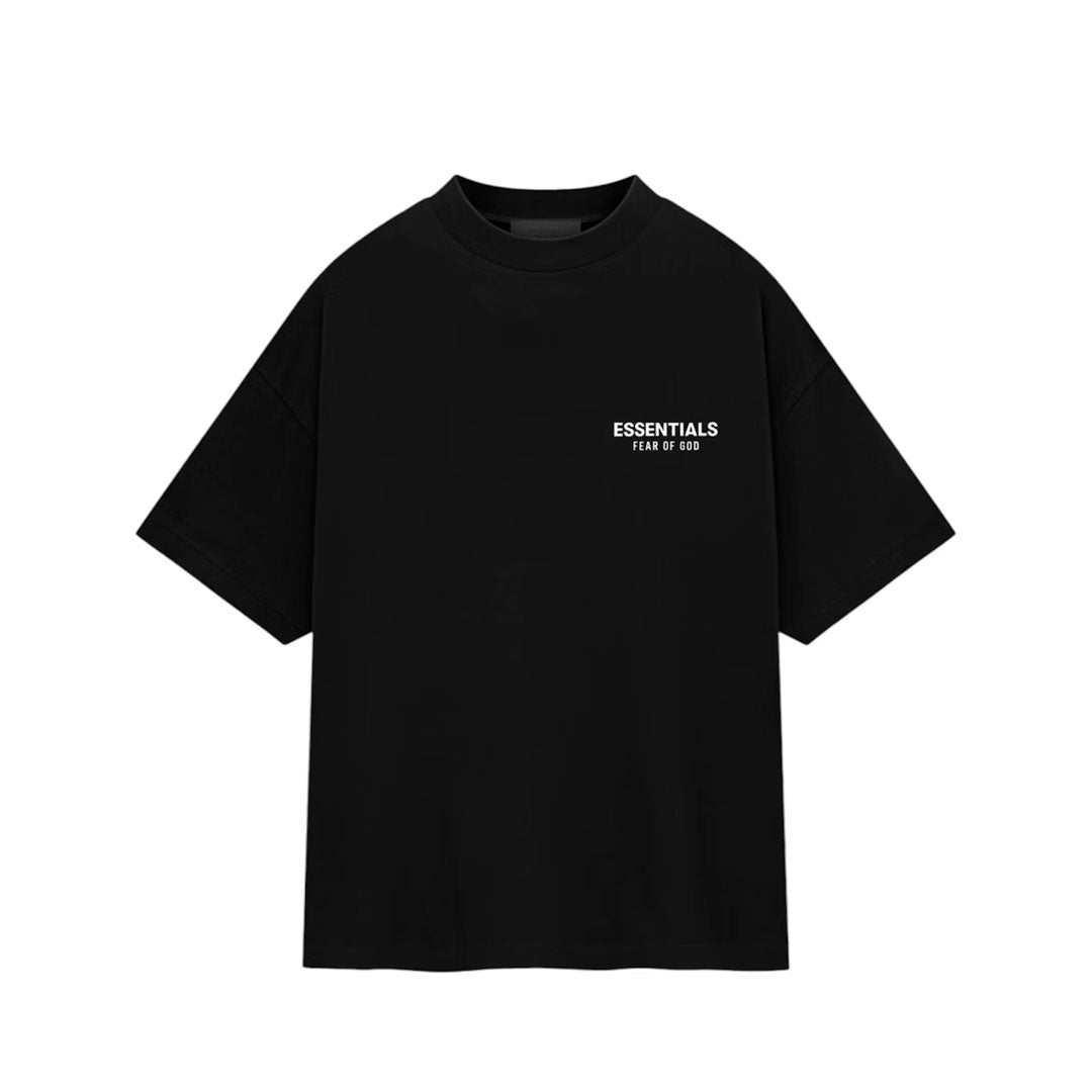 Camiseta Fear of God Essentials Jersey Crewneck Black