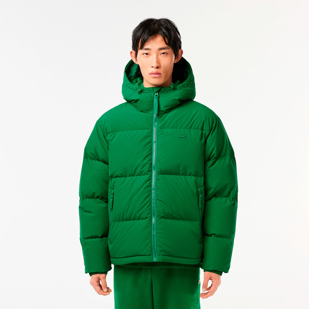 Campera Puffer Lacoste Basic en verde