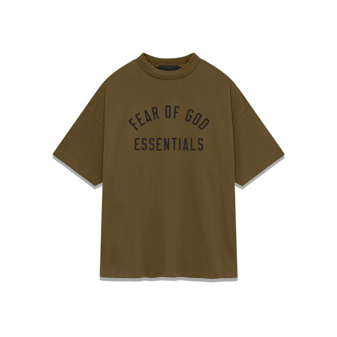 Camiseta Essentials Fear of God Jersey Olive